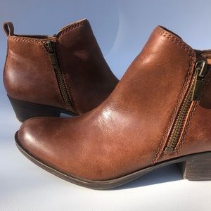 Lucky Brand leather ankle boots
